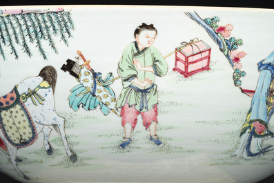 A fine Chinese famille rose 'Xi Xiang Ji' punch bowl, Yongzheng