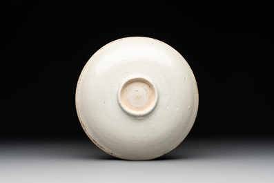 Two Chinese qingbai bowls and a plate, Song