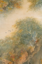 Yan Wenliang 颜文樑 (1893-1988): 'Canglang river', ink and colour on silk, dated 1974