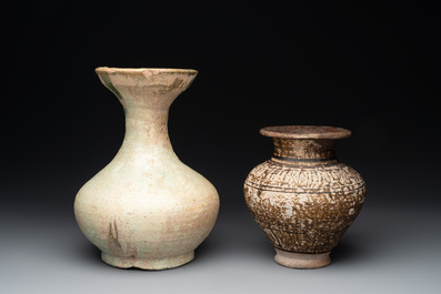 Four Chinese and Thai monochrome wares, 19th C.