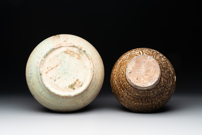 Four Chinese and Thai monochrome wares, 19th C.