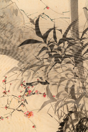 In the manner of Zhang Daqian 張大千 (1898-1983): 'Three friends of winter', ink and colour on paper