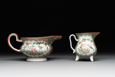 A Chinese Canton famille rose 38-piece tea service, 19th C.