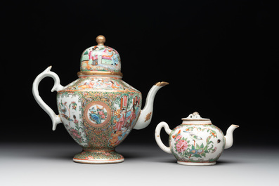 A Chinese Canton famille rose 38-piece tea service, 19th C.