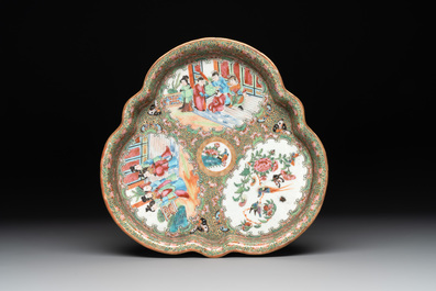 A Chinese Canton famille rose 38-piece tea service, 19th C.