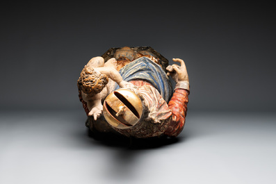 A gilt and polychromed Madonna with Child, Germany, 18th C.