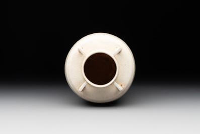 A Chinese qingbai white-glazed vase, Southern Song