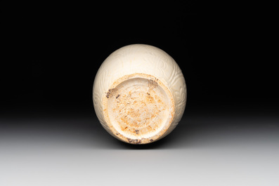 A Chinese qingbai white-glazed vase, Southern Song