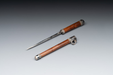 A French dagger of virtue, 19th C.