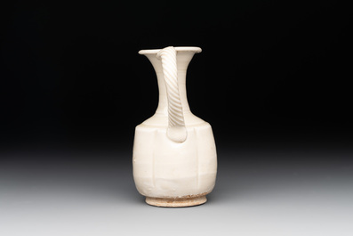 A Chinese miniature 'ding' lobed ewer, Southern Song