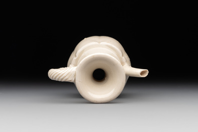 A Chinese miniature 'ding' lobed ewer, Southern Song