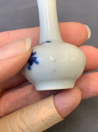 Five Chinese miniature vases, 19/20th C.