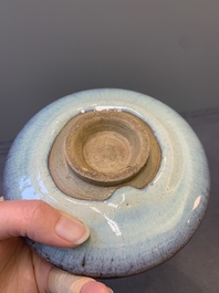 A Chinese junyao saucer dish, Yuan
