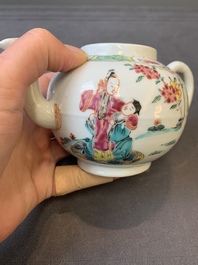 A Chinese famille rose 'Xi Xiang Ji' teapot, Yongzheng