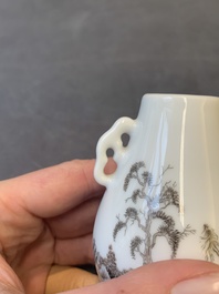 Five Chinese miniature vases, 19/20th C.
