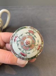 A Chinese famille rose 'Xi Xiang Ji' teapot, Yongzheng