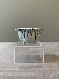 A Chinese blue and white trick-cup, Transitional period