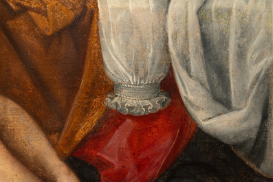 Workshop of Frans Floris (1519/20-1570): Suzanna and the elders, oil on panel, 16th C.