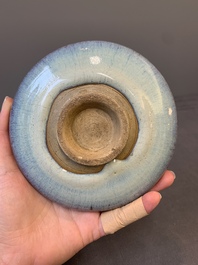 A Chinese junyao saucer dish, Yuan