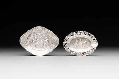 Eight silverwares, primarily South- and Southeast Asia, 19/20th C.