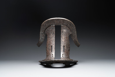 A Japanese aogai-nashiji 'kura' saddle, Edo, dated 1668
