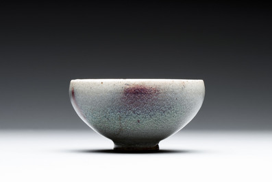 A Chinese junyao purple-splashed bowl, Ming or later