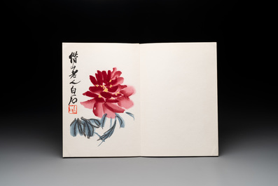 Three albums: Mohan 墨翰, after Qi Baishi and anonymous, Rong Bao Zhai studio, Beijing, 1952