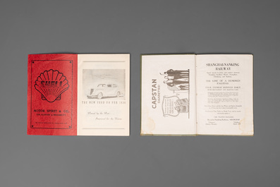 'Cook's Guide to Peking', Thos. Cook &amp; Son, dated 1924 and 'The Automobile Club of China', dated 1936