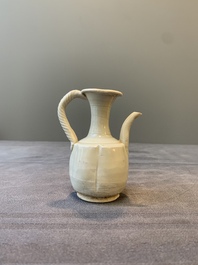A Chinese miniature 'ding' lobed ewer, Southern Song