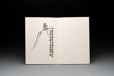 Three albums: Mohan 墨翰, after Qi Baishi and anonymous, Rong Bao Zhai studio, Beijing, 1952