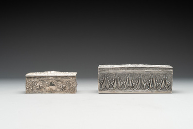 Seven silverwares, primarily England, 19/20th C.