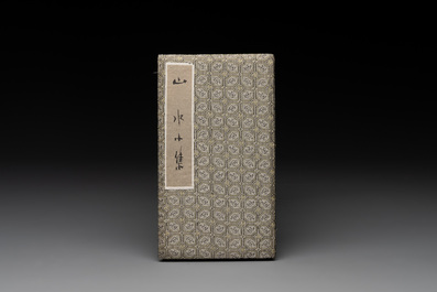 Three albums: Mohan 墨翰, after Qi Baishi and anonymous, Rong Bao Zhai studio, Beijing, 1952