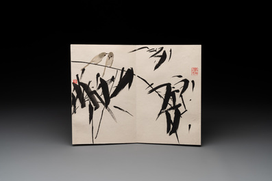 Three albums: Mohan 墨翰, after Qi Baishi and anonymous, Rong Bao Zhai studio, Beijing, 1952