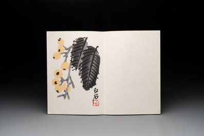 Three albums: Mohan 墨翰, after Qi Baishi and anonymous, Rong Bao Zhai studio, Beijing, 1952