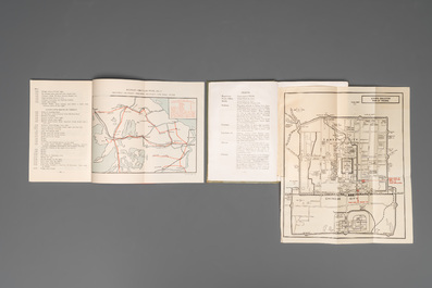 'Cook's Guide to Peking', Thos. Cook &amp; Son, dated 1924 and 'The Automobile Club of China', dated 1936