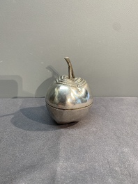 Eight silver betel chewing utensils, Southeast Asia, 19/20th C.