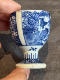 22 Chinese blue and white wares, 19/20th C.