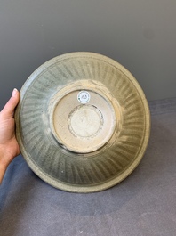 Nine Thai celadon dishes from the Royal Nanhai cargo, Sten Sj&ouml;strand collection, 15/16th C.