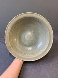 Nine Thai celadon dishes from the Royal Nanhai cargo, Sten Sj&ouml;strand collection, 15/16th C.