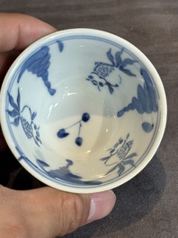 22 Chinese blue and white wares, 19/20th C.