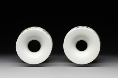 15 Chinese famille rose, qianjiang cai and monochrome wares, 19/20th C.
