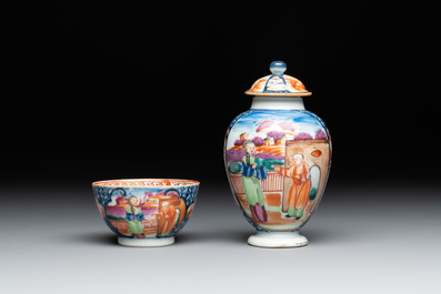 14 Chinese famille rose and English-decorated wares, Yongzheng/Qianlong