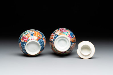 14 Chinese famille rose and English-decorated wares, Yongzheng/Qianlong