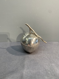 Eight silver betel chewing utensils, Southeast Asia, 19/20th C.