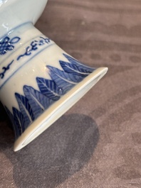 22 Chinese blue and white wares, 19/20th C.
