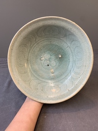 Nine Thai celadon dishes from the Royal Nanhai cargo, Sten Sj&ouml;strand collection, 15/16th C.