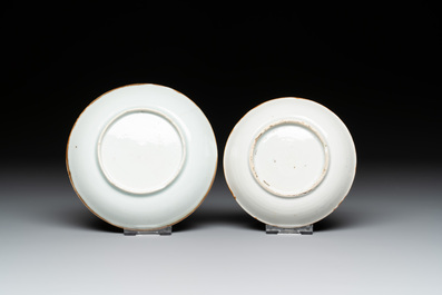 29 Chinese famille rose capucin-brown-ground tea wares, Yongzheng/Qianlong