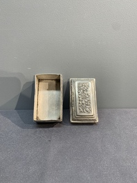 Eight silver betel chewing utensils, Southeast Asia, 19/20th C.