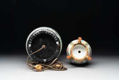 15 Chinese famille rose, qianjiang cai and monochrome wares, 19/20th C.