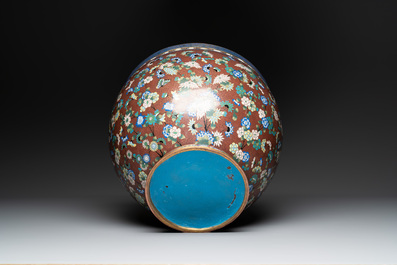 A Chinese cloisson&eacute; 'butterfly' jardini&egrave;re, 20th C.